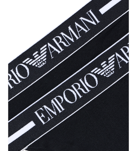 EW000405_AF19023 Lot de 2 strings confort noirs (M), Homewear, Coton - Emporio Armani - Modalova