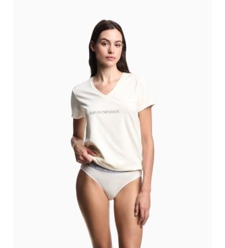 EW000409_AF19026 T-shirt col V (S), Homewear, Coton, Manche courte - Emporio Armani - Modalova