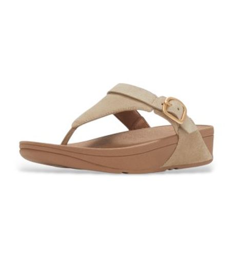 A4J-923 Sandales en cuir à boucle Lulu marron (41), Beige, Plat, Casuel - FitFlop - Modalova