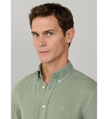 HM3010635 Chemise de tailleur en lin (S), Casuel, Manche longue - Hackett London - Modalova