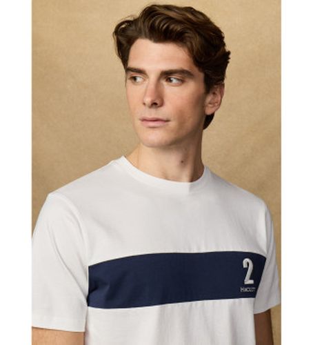 HM5000094 T-shirt Heritage avec empiècement (S), Casuel, Coton, Manche courte - Hackett London - Modalova