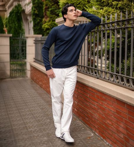 HM581165 Sweat à coupe classique en (XXL), Casuel, Coton, Manche longue - Hackett London - Modalova