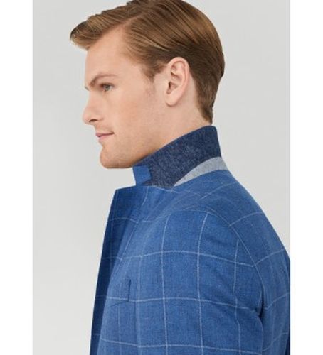 HM443310 Blazer Silk Wl Wpane (40/32), Bleu, Casuel, Laine, Classique - Hackett London - Modalova