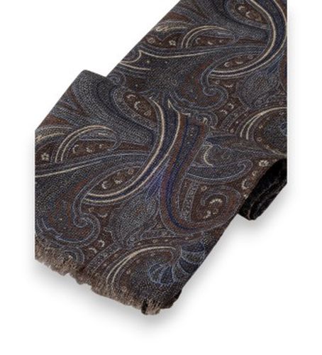 HM0400120 Écharpe Mad Paisley marron (OSFA), Casuel, Laine, Classique - Hackett London - Modalova