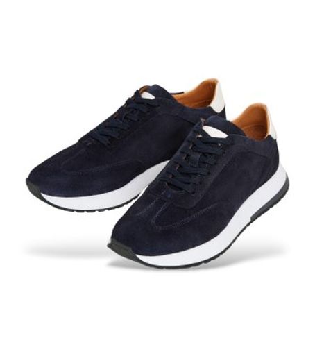 HMS200099 Baskets en cuir Rapid Chad (40), Plat, Lacets, Casuel - Hackett London - Modalova
