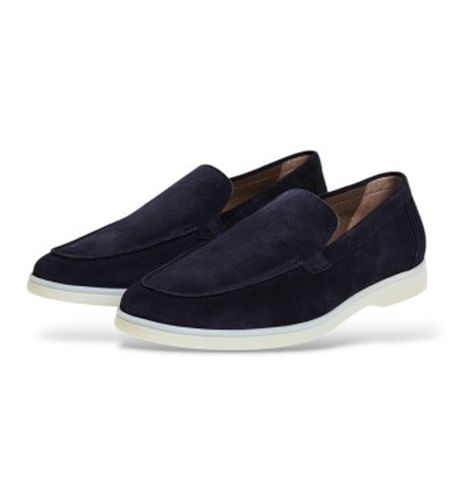 HMS200109 mocassins en daim martin lisse (40), Plat, Cuir, Aucun, Casuel - Hackett London - Modalova
