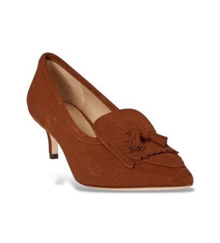 P04172002 Escarpins Adrienne en daim (36), 3 à 5 cm, Cuir, Aucun, Casuel, Fête, Classique - Lauren Ralph Lauren - Modalova