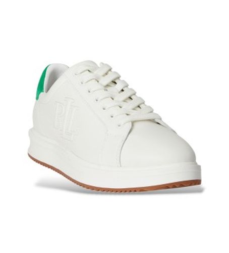 Baskets en cuir et daim Ainsley (36), Plat, Lacets, Casuel, Classique - Lauren Ralph Lauren - Modalova