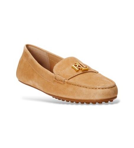 Mocassins Barnsbury en daim (35), Plat, Cuir, Aucun, Casuel, Classique - Lauren Ralph Lauren - Modalova