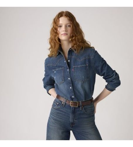 Levi's. 004CH-0001 Ceinture en cuir à boucle rectangulaire, marron (70cm), Casuel - Levis - Modalova