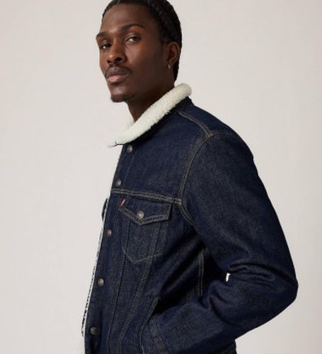 Levi's. 16365-0271 Type de veste Sherpa Trucker Giv it (S), Bleu, Casuel, Coton - Levis - Modalova