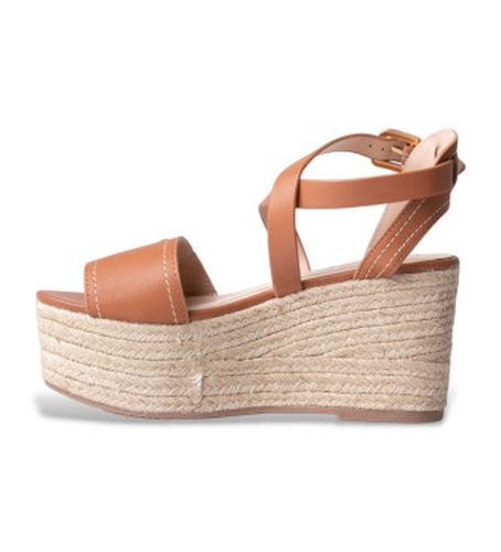 SA6083P0102S3804 Sandales en cuir Bali01 marron (39), 5 à 8 cm, Boucle, Casuel - Liu Jo - Modalova
