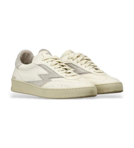 MG583CO Baskets en cuir Club (37), Blanc, Plat, Lacets, Casuel - MOA Concept - Modalova
