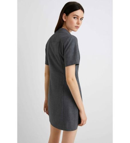 Robe courte avec broche fleurie Cappa (38), Casuel, Gris, Polyester, Manche courte - Marella - Modalova