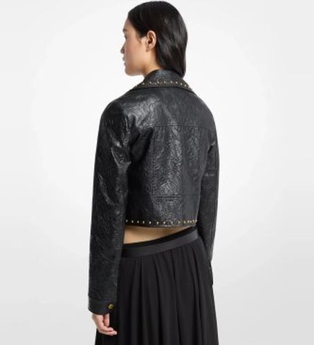 MT620LKL4K Veste en cuir FX cloutée, noire (36), Casuel, Polyester - Michael Kors - Modalova