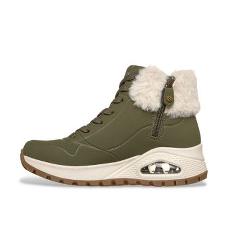Booties Uno Rugged (36), Plat, 1 à 3 cm, Fermeture éclair, Casuel, Vert - Skechers - Modalova
