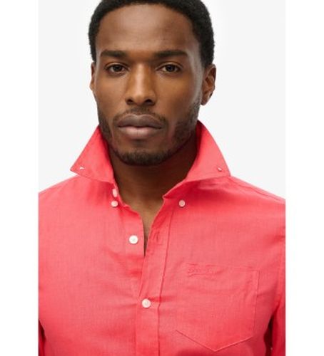 M4011005A Chemise en lin et coton (L), Casuel, Manche longue - Superdry - Modalova