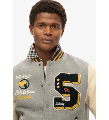 M5012082A Blouson bombardier avec badge universitaire (M), Casuel, Laine - Superdry - Modalova