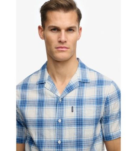 M4011139A Cabana Check Shirt (XL), Bleu, Casuel, Coton, Manche courte - Superdry - Modalova