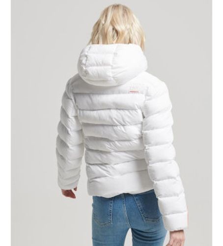 W5011594A Veste à capuche matelassée en microfibre (XS), Casuel, Polister recyclé, Durable - Superdry - Modalova