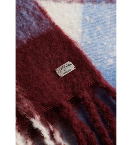 Unisex. W9310084A Foulard Check maroon (OSFA), Casuel, , Polyester - Superdry - Modalova