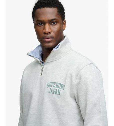 M2014438A Sweat Ath Ess Half Zip (L), Casuel, Coton, Manche longue - Superdry - Modalova