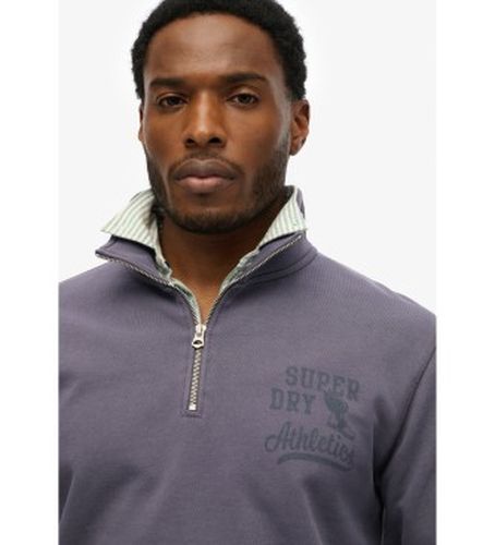 M2014089A Sweatshirt Athletic Ess Half Zip (M), Casuel, Coton, Manche courte - Superdry - Modalova