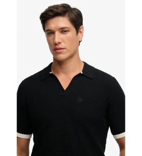 M1110459A Polo Johnny Collar Knitted (M), , Casuel, Coton, Manche courte - Superdry - Modalova
