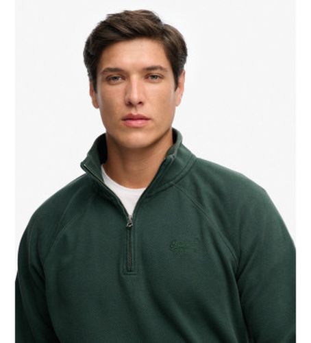 M2014309A Essential Logo Raglan Henley pull (L), Casuel, Viscose - Superdry - Modalova
