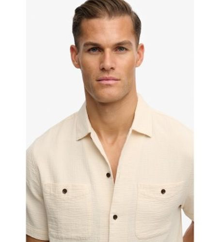 M4011123A Marchand Chemise texturée (XXL), Casuel, Coton, Manche courte - Superdry - Modalova