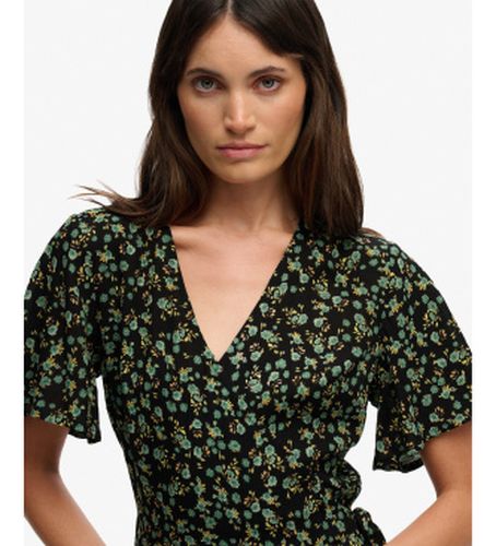 W8012086A Mini robe échancrée Swing (XS), Casuel, Viscose, Manche courte - Superdry - Modalova