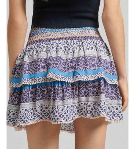 W7210264A Minijupe nouée avec logo Vintage Logo (M), Casuel, Viscose - Superdry - Modalova