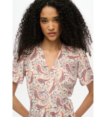 W8011877A SS - Mini robe croisée imprimée (36), Casuel, Viscose, Manche courte - Superdry - Modalova