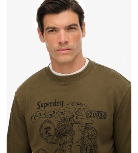 M2014249A Tokyo Narrative Sweatshirt ample marron marron (XL), Casuel, Coton - Superdry - Modalova