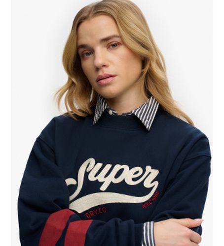 W2012596A Sweatshirt Varsity Script Loose (L), Casuel, Coton - Superdry - Modalova