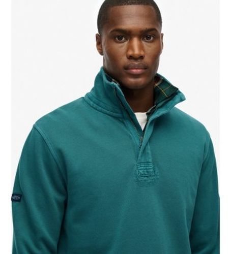 M2014093A Sweat à demi-zip Classic Pique (S), Casuel, Coton, Manche longue - Superdry - Modalova