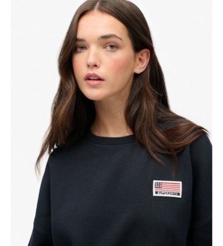 W2012443A Sweat-shirt Athletic Relaxed (L), Casuel, Coton, Marine - Superdry - Modalova