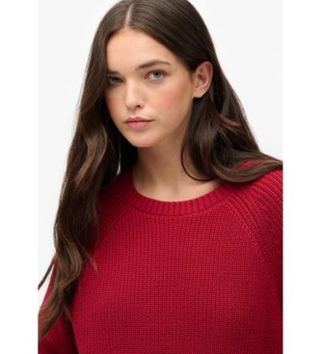 W6110672A Pull décontracté en maille côtelée marron (L), , Casuel, Coton - Superdry - Modalova