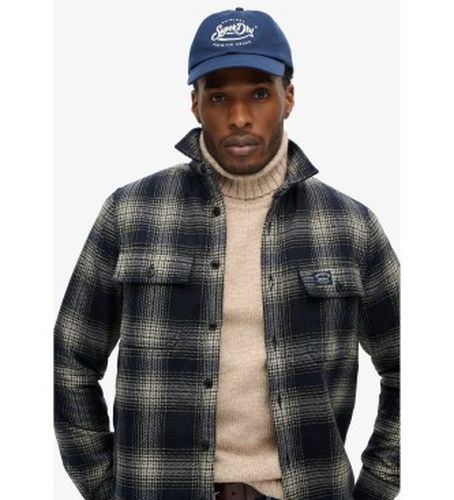 M4010720A Surchemise en laine à carreaux avec doublure en polaire (M), Casuel, Polyester, Manche longue - Superdry - Modalova