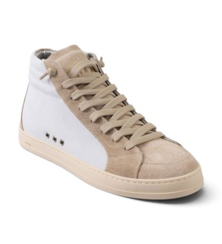 F25SKATE60 Chaussures en cuir Skate 60 blanc (36), Plat, Fermeture éclair, Casuel - P448 - Modalova