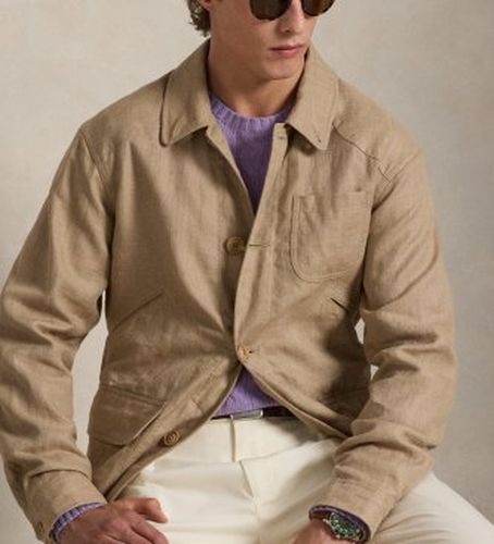Veste en lin à chevrons (L), Casuel - Polo Ralph Lauren - Modalova