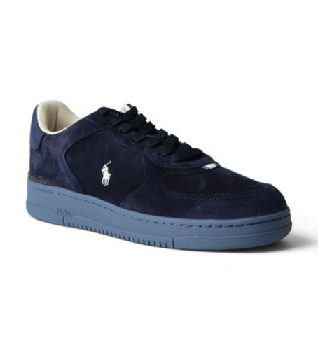 P13085001 Baskets en Cuir Masters (40), Plat, Lacets, Casuel - Polo Ralph Lauren - Modalova