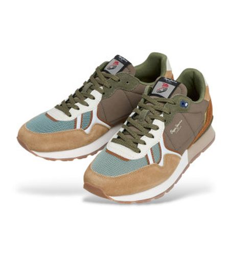 PMS400028 Baskets Britust (41), Tissu, Plat, Lacets, Casuel - Pepe Jeans - Modalova