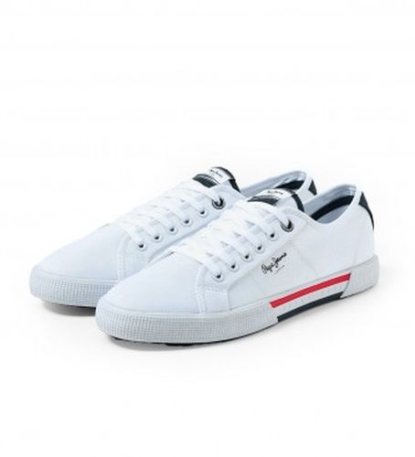 PMS30816 Formateurs Bsicas Brady (43), Tissu, Plat, Lacets, Casuel, Durable - Pepe Jeans - Modalova
