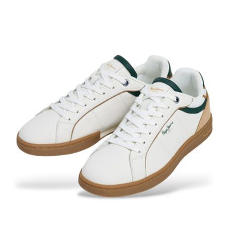 PMS000042 Chaussures de la classe d' , vertes (42), Cuir, Plat, Lacets, Casuel - Pepe Jeans - Modalova