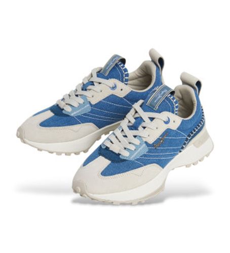 PLS60046 Baskets en cuir Lucky Denim (39), Plat, Lacets, Casuel - Pepe Jeans - Modalova