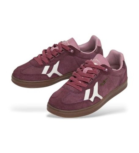 PLS000018 Baskets en cuir Ball Elegant lilas (37), Plat, Lacets, Casuel - Pepe Jeans - Modalova