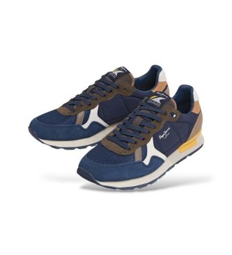 PMS400021 Chaussures Brit Essence (41), Plat, Lacets, Casuel, Marine - Pepe Jeans - Modalova