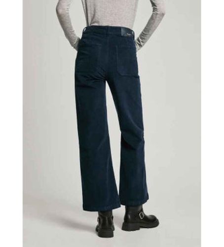 PL211776 Pantalon en velours côtelé de coupe évasée Celia (XS), Casuel, Coton, Marine - Pepe Jeans - Modalova