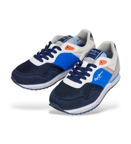 Pour garçon. PBS400013 Formateurs Londres Sud (32), Plat, Lacets, Casuel, mode enfantine - Pepe Jeans - Modalova